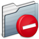 Private Folder graphite icon